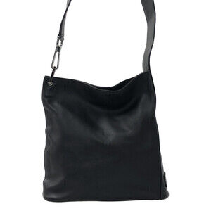 Gucci Leather Shoulder Bag Hobo Black